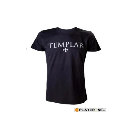 ASSASSIN'S CREED BLACK FLAG - Black TEMPLAR T-Shirt (S) 