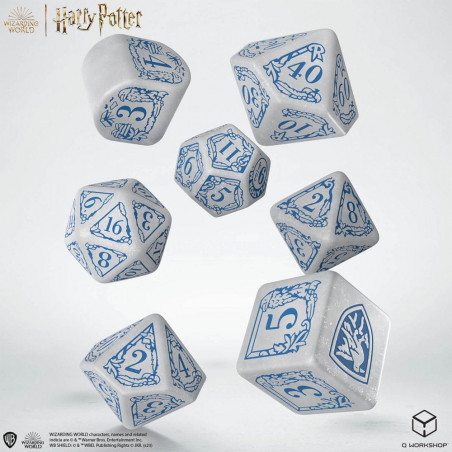 Harry Potter Dice Pack Ravenclaw Modern Dice Set - White (7) 