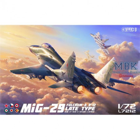 MIG-29 9-12 Late Type “Fulcrum” Model kit