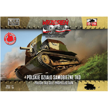 Polish TKD self-propelled gunwill be available from May 12, 2023.The booklet is in Polish and English. Model kit