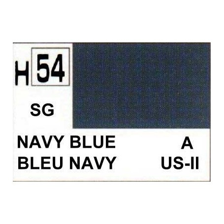 H054 Navy Blue matt Paint