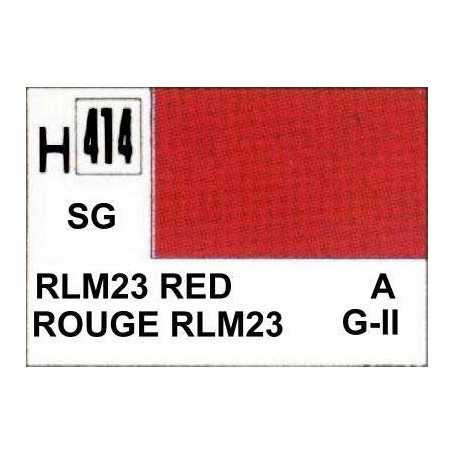 H414 Red RLM 23 Satin  Paint