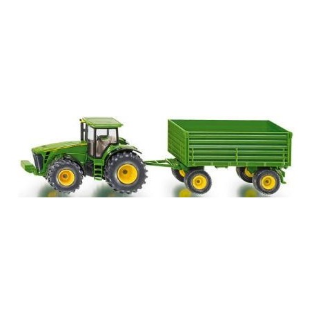 Tractor + Trailer 1:50 Die-cast farm