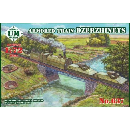 ARMORED TRAIN ′DZERZHINETS′ Model kit