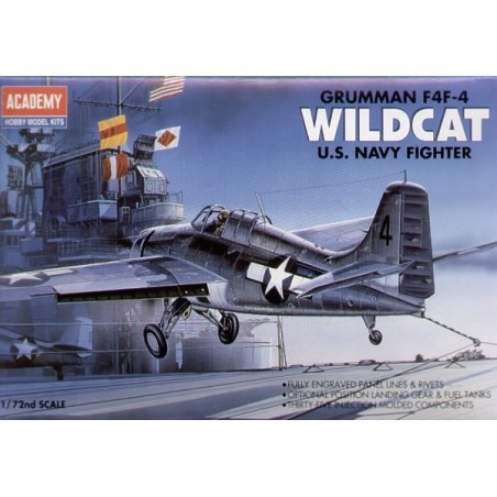 Grumman F4F-4 Wildcat. Airplane model kit
