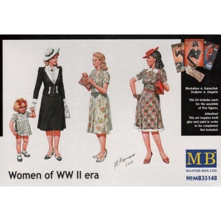 Women of WWII Era Figure