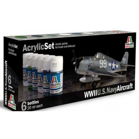 WWII US Navy aircraft painting set 