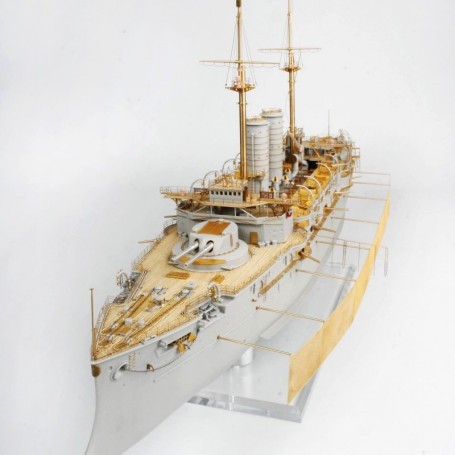 Mikasa 1905 Japanese Battleship (designed to be used with Merit kits) VALUE PACKWooden Deck & DX Pack 